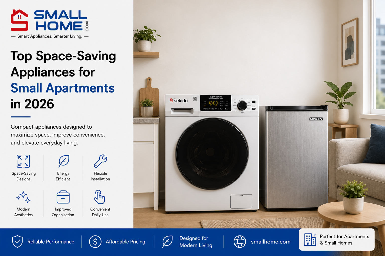 Top Space-Saving Appliances for Small Apartments in 2026 – Small Home