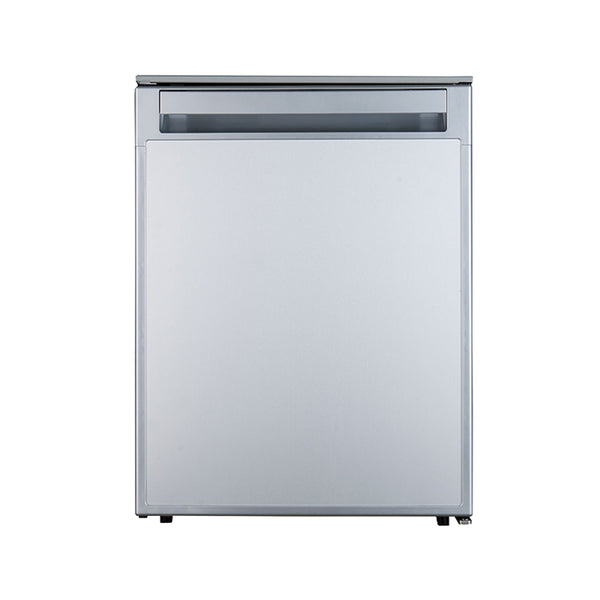 Equator 2.82 Cubic Feet Brushed Stainless RV Refrigerator Built-In Compressor Cooling