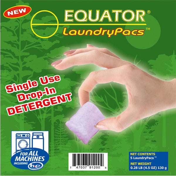 Laundry PAC Detergent 72 X 5 Pacs = 360