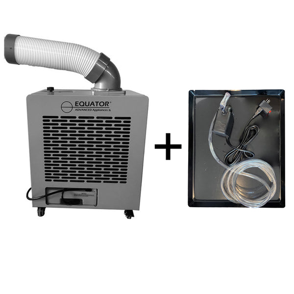 Outdoor Air Conditioner + Drip Pan Kit