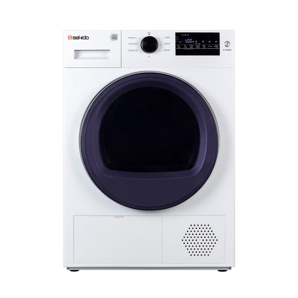 Sekido 24 in HEAT PUMP DRYER 3.7 cf/20 lbs, Eco Sensor Ventless Sanitize 110V