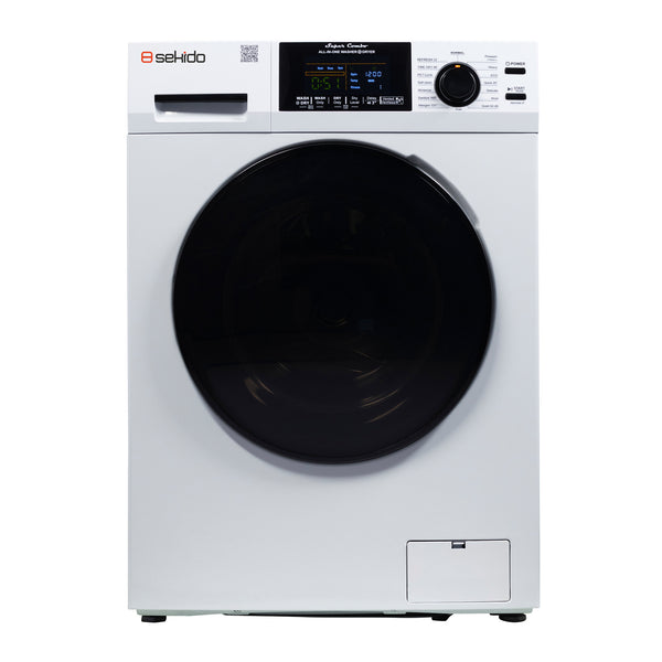 Sekido All-in-One Washer Dryer VENTLESS/VENTED PET cycle 1.62cf/15lbs 110V